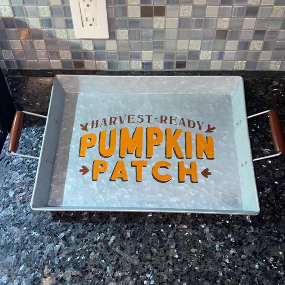 Fall Harvest Serving Tray